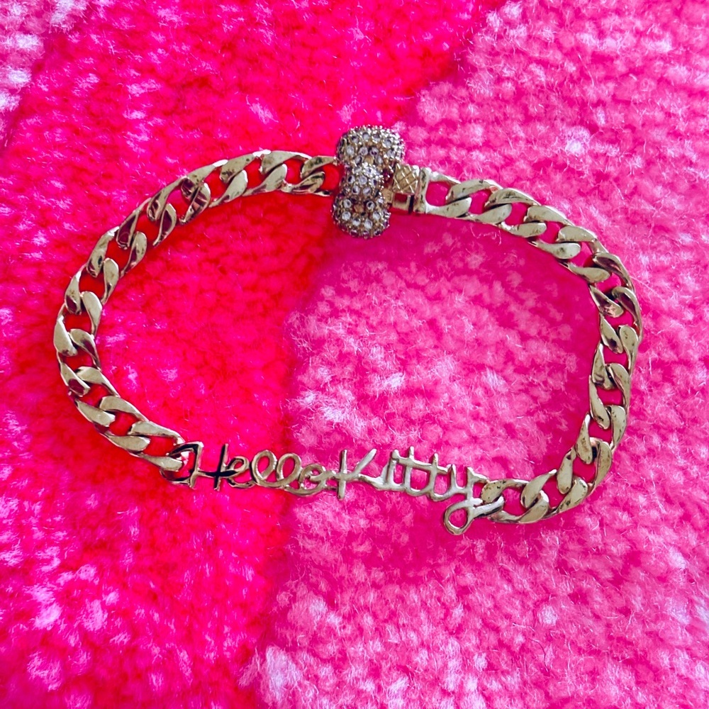 Sanrio Hello Kitty x Noir NYC collaboration - bracelet with stones